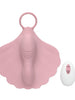 Vibrator cupluri INTY TOYS CORAL, stimulator clitoris și masturbator, control prin telecomandă, 10 funcții de vibrații ultra-puternice, roz