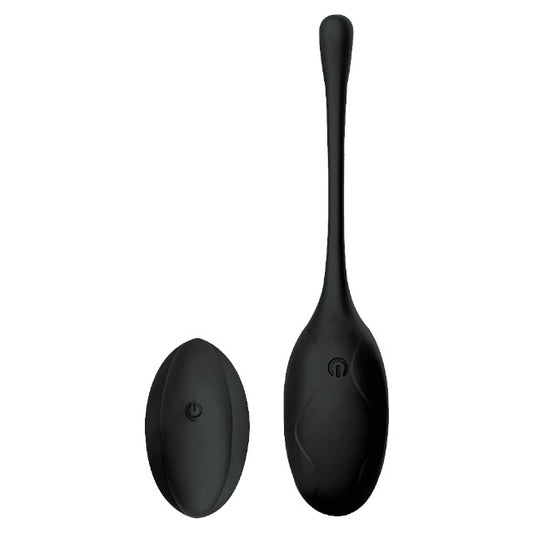 Ou vibrator INTY TOYS NEO, cu control prin telecomandă, 10 funcții de vibrații ultra-puternice, silențios, rezistent la apă, negru