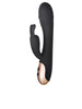 Vibrator rabbit INTY TOYS PEAK, pentru clitoris și punctul G, 7 funcții de vibrații ultra-puternice, silențios, rezistent la apă, 20.2 cm, negru