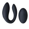 Vibrator dublu INTY TOYS SWITCH, pentru cupluri, control prin telecomandă, 12 funcții de vibrații ultra-puternice, silențios, negru
