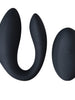 Vibrator dublu INTY TOYS SWITCH, pentru cupluri, control prin telecomandă, 12 funcții de vibrații ultra-puternice, silențios, negru