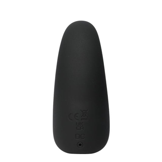 Stimulator clitoris INTY TOYS TICKLE, din silicon lichid, cu 10 funcții de vibrații ultra-puternice, rezistent la apă IPX6, negru