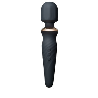 Aparat de masaj INTY TOYS TORCH, pentru corp și zonele intime, 25 funcții de vibrații ultra-puternice, 5 viteze, silențios, negru