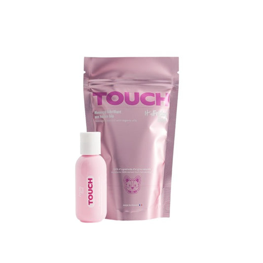 Ulei pentru masaj IT’S FRIDAY BAE Touch, cu ulei de cocos și ulei de macadamia, aromă de migdale, 50 ml