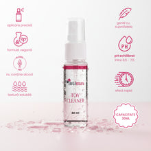 Spray INTIMAX Toy Cleaner, pentru curățarea și igienizarea jucăriilor sexuale, efect rapid, fără alcool, 30 ml