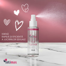 Spray INTIMAX Toy Cleaner, pentru curățarea și igienizarea jucăriilor sexuale, efect rapid, fără alcool, 30 ml