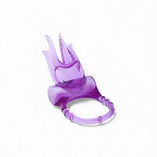 Inel vibrator pentru penis DUREX Intense Little Devil Ring, din silicon, pentru îmbunătățirea performanțelor sexuale, culoare roz