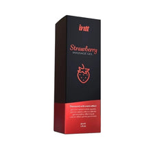 Gel INTT STRAWBERRY, efect 4 in 1 - masaj erotic, sex oral, excitare si cresterea libidoului, lubrifiant, cu efect de incalzire, 30 ml