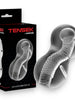 Masturbator JAMYJOB Extreme Tensek 3, cu proeminențe si texturi variate, din TPE moale, transparent