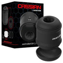Masturbator automat JAMYJOB Cassian Masturbator Cup, 7 funcții de vibrație, 3 viteze, rezistent la apă IPX7, negru