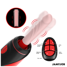 Mașină de sex JAMYJOB PYSTON, control prin telecomandă, cu 6 funcții de penetrare automată, 10 funcții de vibrație, dildo inclus