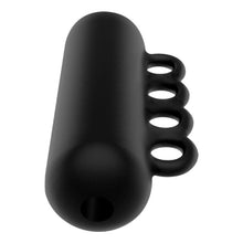 Masturbator manual JAMYJOB Tensek Lux 5, cu mâner tip rozetă, texturat pentru stimulare intensă, din TPE Ultraskyn, negru