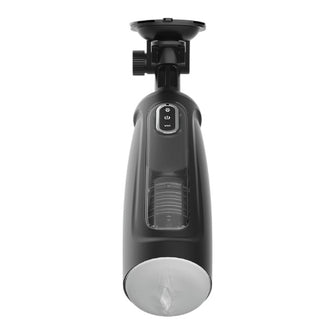 Masturbator automat JAMYJOB Tornado, cu funcții de rotație 360º, penetrare automată, sunet, cu ventuză pentru fixare, negru