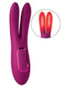 Vibrator dublu JIMMYJANE Solis Ascend 2 Pro, pentru zone intime și clitoris, cu funcție de încălzire, 7 funcții de vibrație, 3 viteze, roz