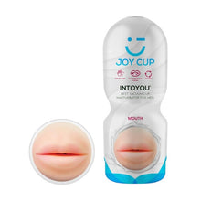 Masturbator manual JOY CUP Mouth Provocative, simulare orală realistă, material moale, culoarea pielii