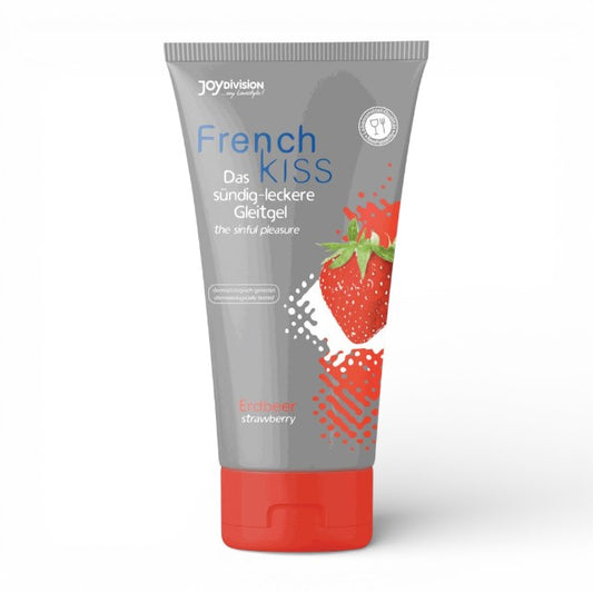 Gel comestibil JOYDIVISION French Kiss Strawberry, pentru sex oral, aromă de căpșuni, 75 ml