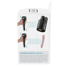 Controller interactiv pentru jucării sexuale KIIROO Control Dildo Adapter, cu aplicație pentru cupluri la distanță, negru