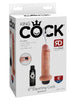 Dildo cu funcție de ejaculare KING COCK 6” Squirting Cock, ultra-realist, culoarea pielii, 15 cm