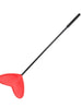 Paleta KINK - RED HEART, pentru jocuri erotice BDSM, din piele, cu inima, rosu /negru 10 cm
