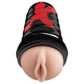 Masturbator realist PDX ELITE Air Tight Pussy, interior texturat, 3 inele pentru penis, culoarea pielii