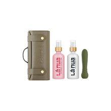 Kit cadou LáNua Vibrator bullet Ultra + Lubrifiant cu aromă de CĂPȘUNI ȘI COCOS + Spray curățare jucării sexuale + Geantă de călătorie