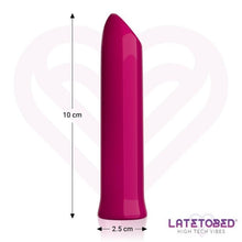 Stimulator clitoris LATETOBED Dara Powerful Vibrating Bullet, 10 funcții de vibrație, rezistent la apă IPX6, roz