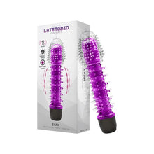 Vibrator LATETOBED Evan, pentru stimulare intensă, viteză ajustabilă, rezistent la apă, 16.5 cm, culoare mov
