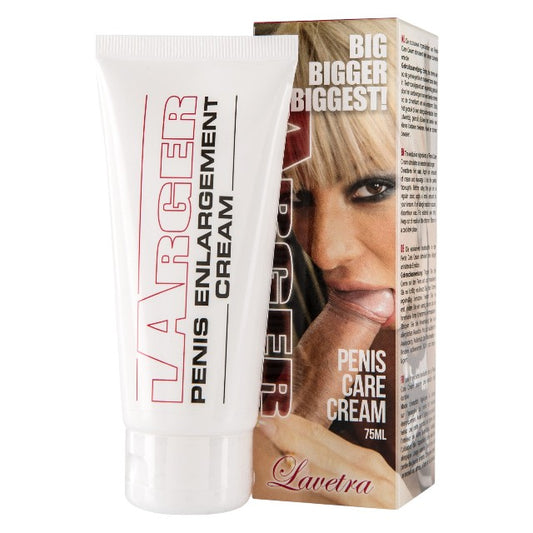 Cremă LAVETRA Larger Penis Care Cream, pentru mărirea penisului și erecții puternice, 75 ml