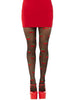 Dresuri LEG AVENUE Cherry Mole Stockings, design cu buline și cireșe roșii, culoare negru, mărime universală
