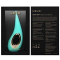 Stimulator clitoris LELO DOT AQUA, din silicon moale, cu mișcări inovatoare în formă de 8, 8 funcții de vibrație, albastru
