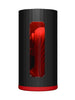 Masturbator automat LELO F1S V3 Pleasure Console, control prin aplicație, 7 funcții de vibrații sonice, negru cu roșu
