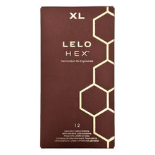 Prezervative LELO - HEX XL, lubrifiate si rezistente, 58mm, 1 cutie x 12 buc