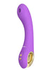 Vibrator LETEN G-Spot Sucking Vibrator, pentru stimularea punctului G, cu funcții multiple de aspirare și vibrație, mov cu auriu