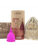 Cupă menstruală LIEBE Menstrual Cup Pink Large, din silicon medical, protecție până la 12 ore, mărime L, roz
