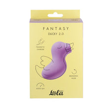 Stimulator clitoris LOLA Fantasy Ducky 2.0, in forma de ratusca, cu 10 functii de aspiratie, rezistent la apa IPX7, culoare mov lavanda