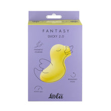 Stimulator clitoris LOLA Fantasy Ducky 2.0, in forma de ratusca, cu 10 functii de aspiratie, rezistent la apa IPX7, culoare galben