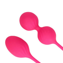Set bile kegel LOVELINE 2 Piece Thumping Kegel Ball Set, pentru tonifierea mușchilor pelvieni, rezistente la apă, roz