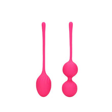 Set bile kegel LOVELINE 2 Piece Thumping Kegel Ball Set, pentru tonifierea mușchilor pelvieni, rezistente la apă, roz