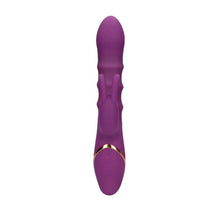 Vibrator rabbit LOVELINE 3 Up-and-Down Moving Rings Vibrator, cu 3 inele mișcătoare, 13 funcții de vibrație, mov