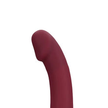 Vibrator dublu LOVELINE Bendable Vibrating Strapless Strap-On, strap-on fără ham, 20 funcții de vibrație, 19 cm, roșu
