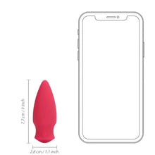 Stimulator clitoris LOVELINE Cone Shaped Bullet Vibrator, 12 funcții de vibrație, rezistent la apă, lungime 7.7 cm, roz