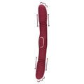 Vibrator dublu LOVELINE Double-Sided Thrusting Vibrator, cu funcție de penetrare automată, 30 funcții de vibrație, 33 cm, roșu