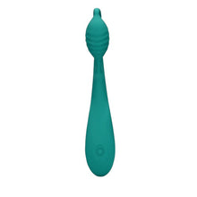 Vibrator LOVELINE G-Spot Vibrator with Bead, pentru stimularea punctului G, 12 funcții de vibrație, 21.6 cm, verde