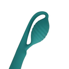 Vibrator LOVELINE G-Spot Vibrator with Bead, pentru stimularea punctului G, 12 funcții de vibrație, 21.6 cm, verde