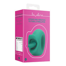 Stimulator clitoris LOVELINE Licking and Vibrating Clitoral Stimulator, cu funcție de simulare sex oral, 20 funcții de vibrație, verde