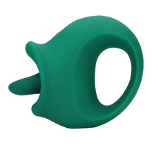Stimulator clitoris LOVELINE Licking and Vibrating Clitoral Stimulator, cu funcție de simulare sex oral, 20 funcții de vibrație, verde