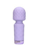 Aparat de masaj LOVELINE Mini Wand Vibrator, pentru corp și zone intime, 10 funcții de vibrație, lungime 11.4 cm, mov
