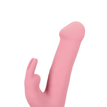 Vibrator rabbit LOVELINE Rotating Beads Rabbit Vibrator, cu perle rotative, 10 funcții de vibrație, lungime 22.5 cm, roz