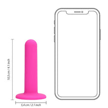 Set dilatare vaginală LOVELINE Silicone Dilator Set, 5 dilatatoare cu ventuze pentru fixare, diametre 1.7 - 3.2 cm, multicolor