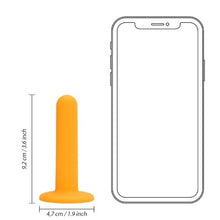 Set dilatare vaginală LOVELINE Silicone Dilator Set, 5 dilatatoare cu ventuze pentru fixare, diametre 1.7 - 3.2 cm, multicolor